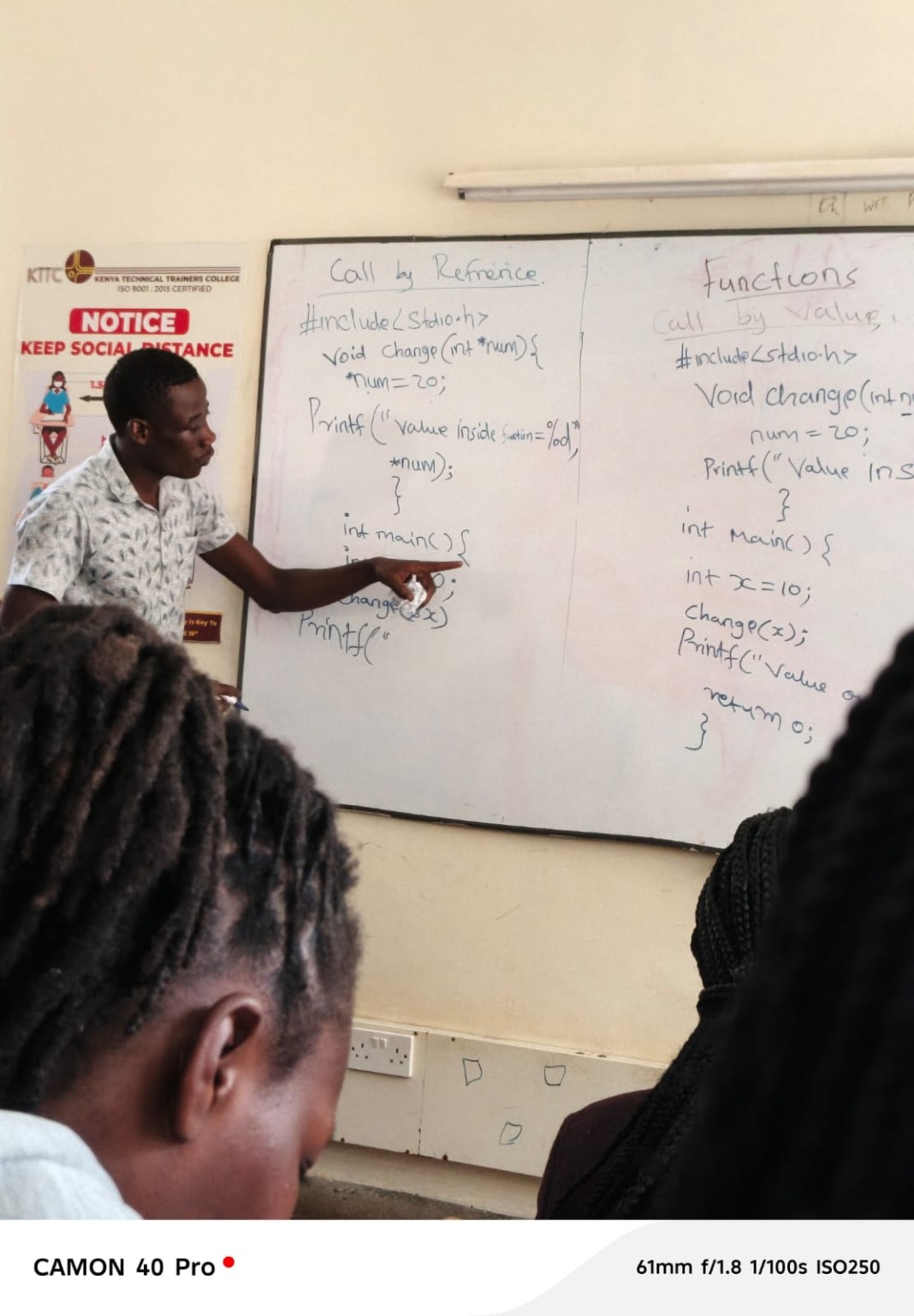 C programming training session
